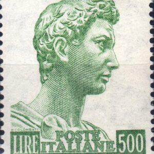 1969 San Giorgio £. 500 dentellatura 13 1/4