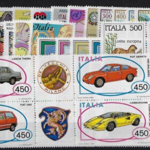 1985 Annata completa senza foglietti