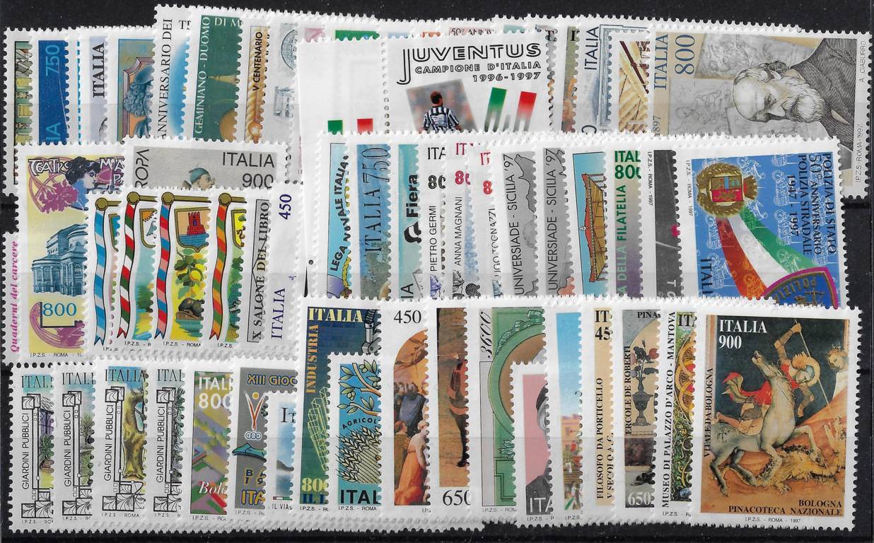 1997 Annata completa senza foglietti