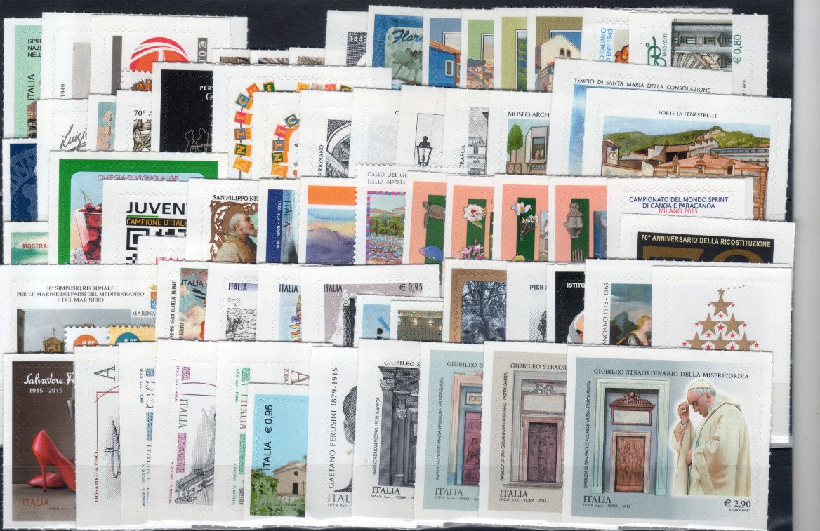 2015 Annata completa senza foglietti