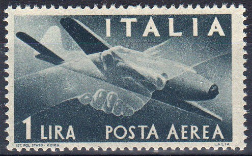 1945 Posta Aerea Democratica £ 1