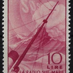 1947 Posta Aerea 50° Radio £ 10