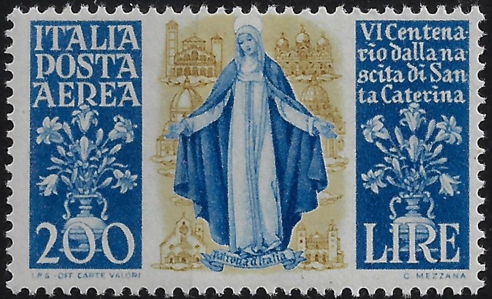 1948 £ 200 S. Caterina da Siena P. Aerea
