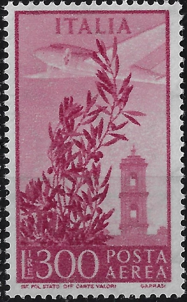 1955 Posta Aerea Stelle Campidoglio £ 300