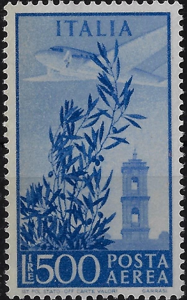 1955 Posta Aerea Stelle Campidoglio £ 500
