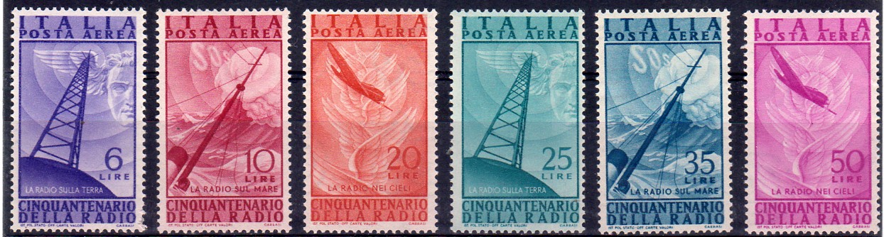 1947 Posta Aerea 50° Radio