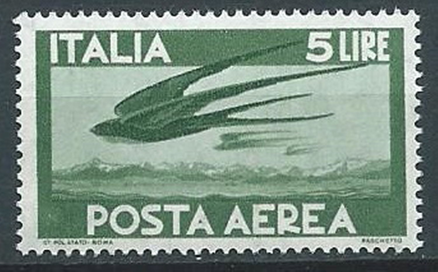 1962 Posta Aerea Stelle Democ.L. 5
