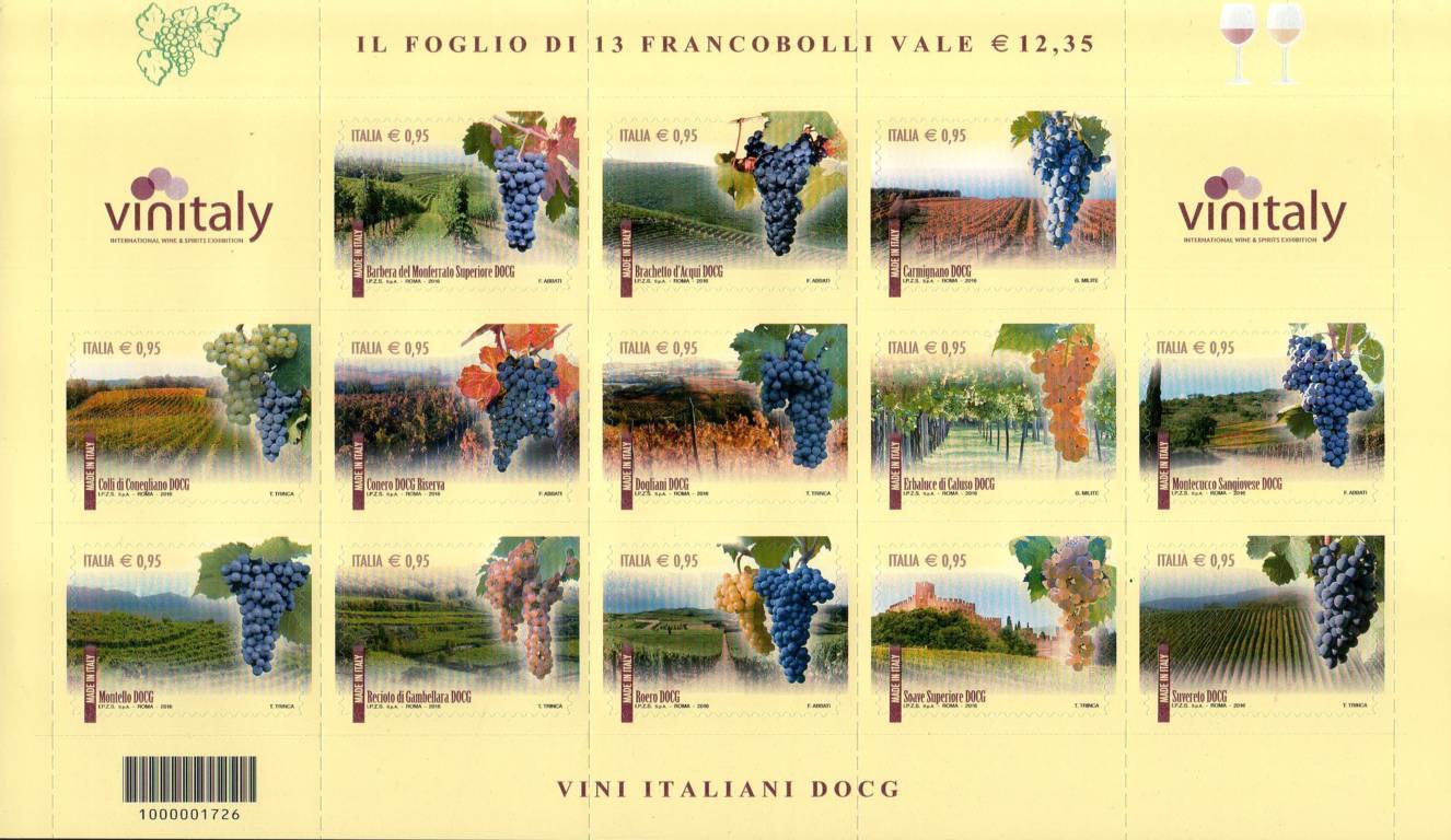 2016 I vini D.O.C.G. 5° emissione Vinitaly