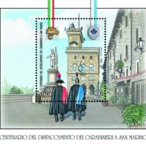 2021 Foglietto Carabinieri a San Marino