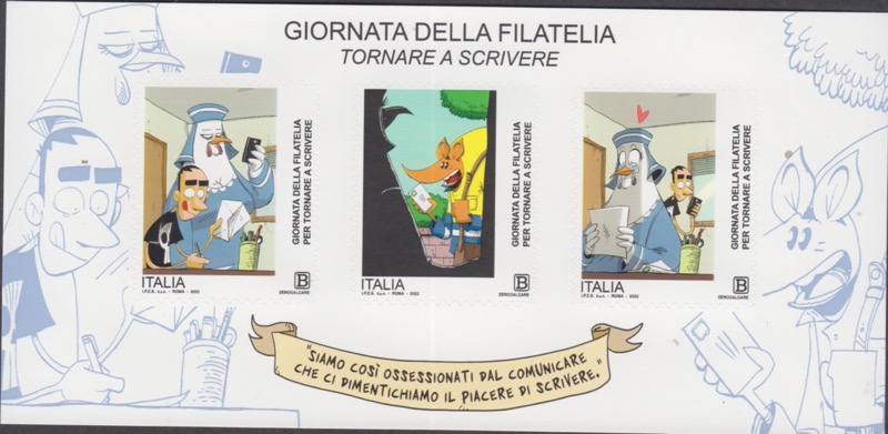2022 Giornata della filatelia Zero Calcare