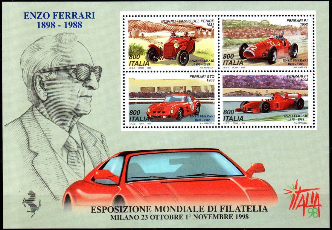 1998 expo Italia 98 giornata Ferrari