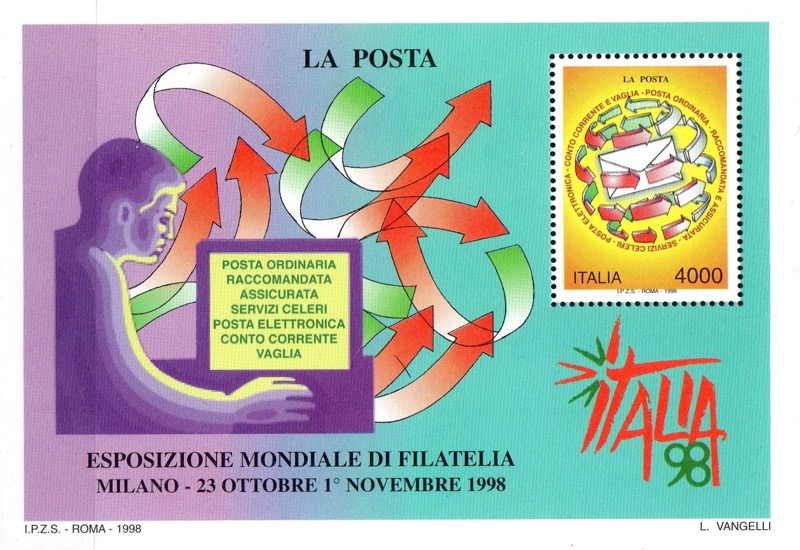 1998 expo Italia 98 giornata Posta