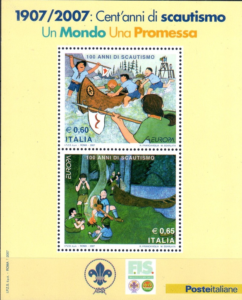 2007 Europa 100 anni di scoutismo