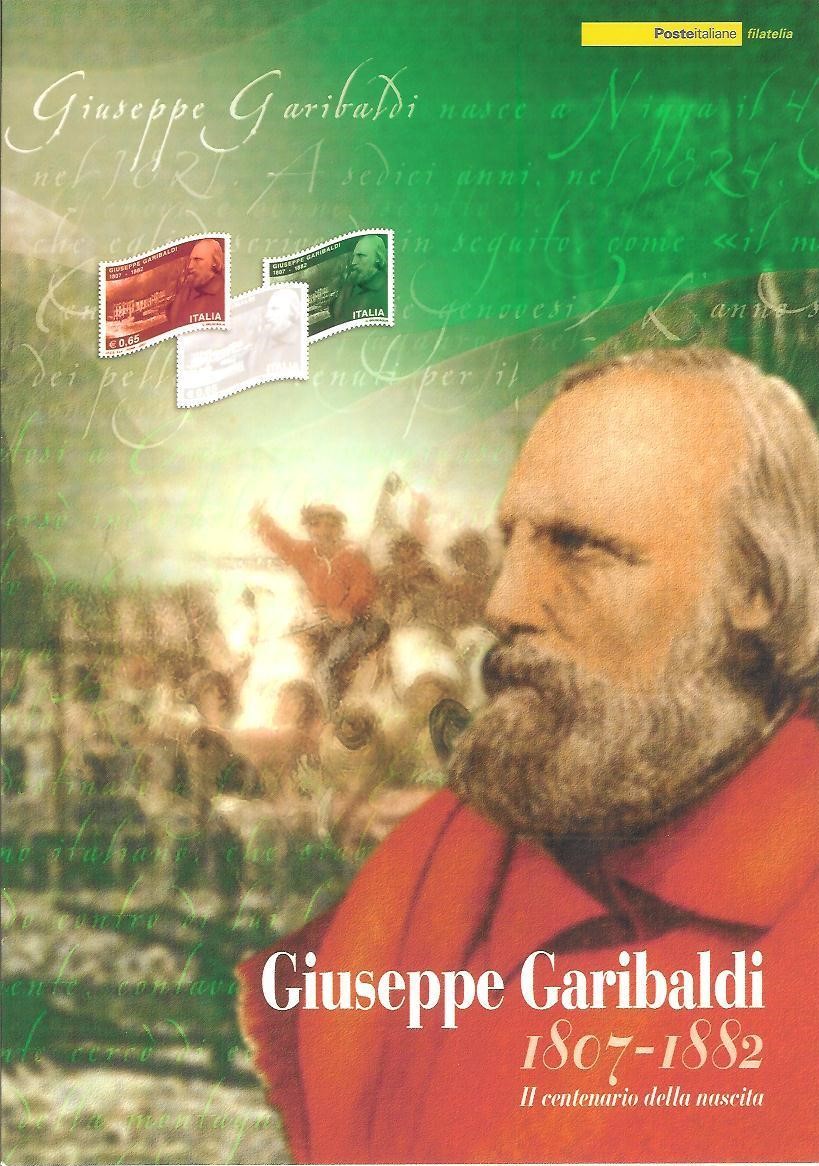 2007 Giuseppe Garibaldi - francobollo lamina dorata