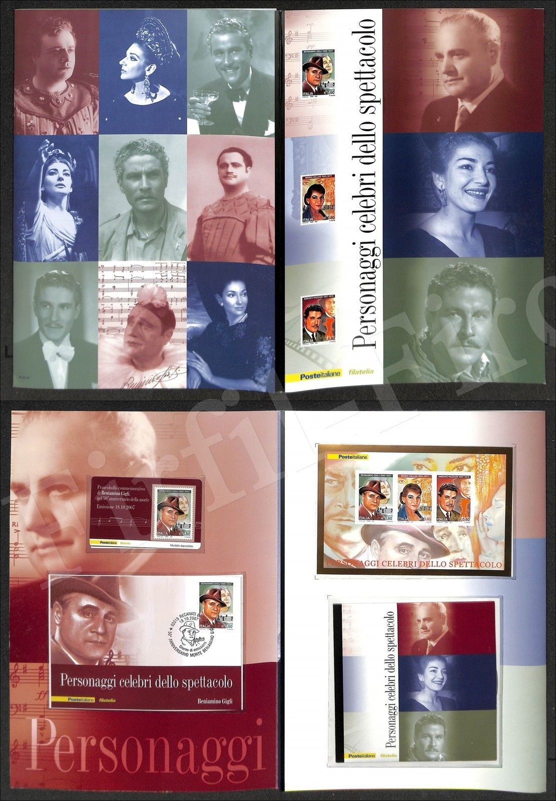 2007 Beniamino Gigli, Maria Callas, Amedeo Nazzari