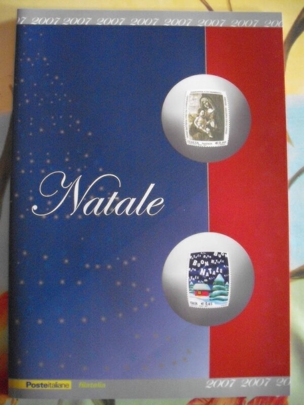 2007 Il Santo Natale 2007 - francobollo lamina argento
