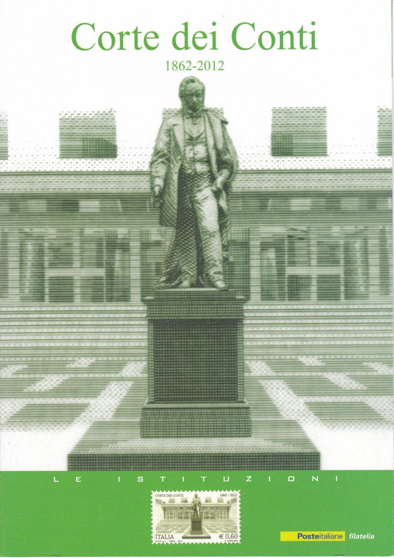 2012 150° Istituzione Corte dei Conti - Lamina Argento