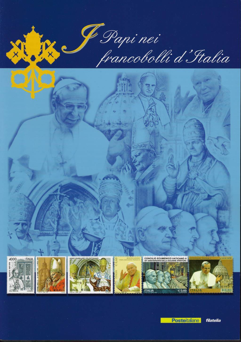 2013 I Papi nei francobolli d`Italia