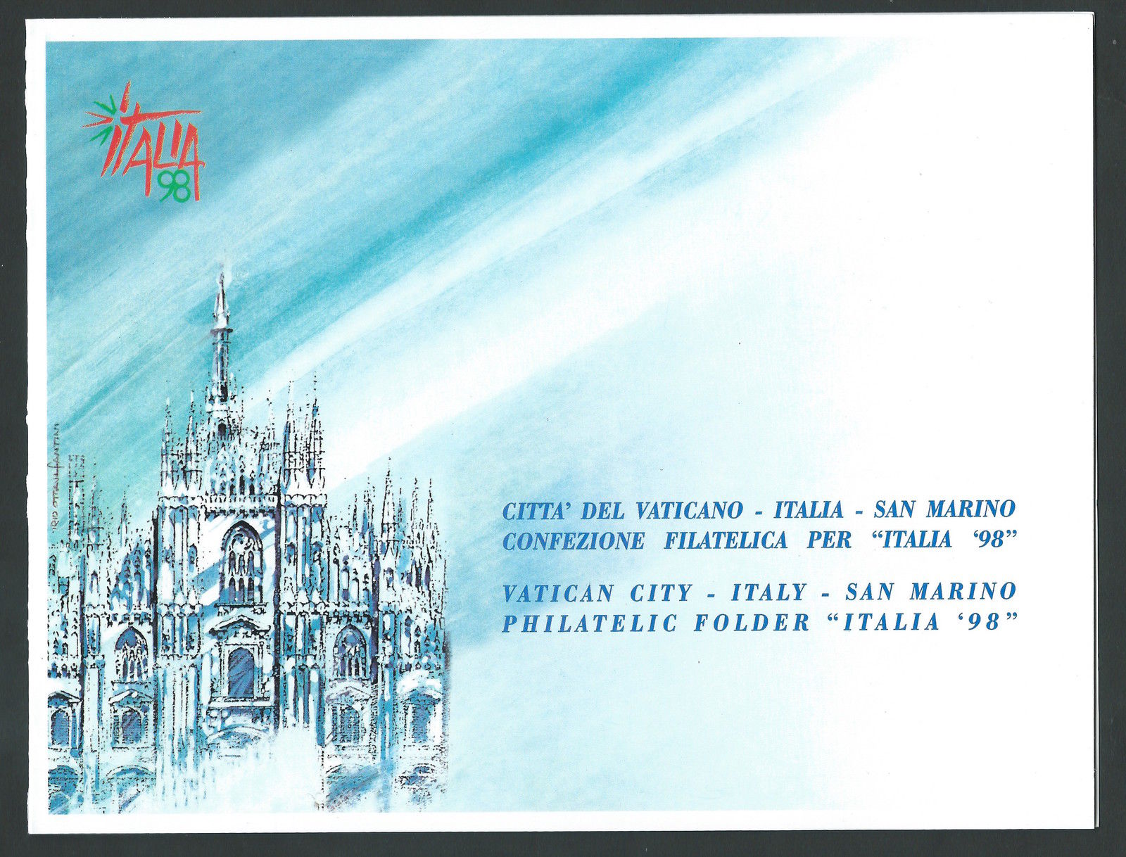 1998 Giornata del Francobollo (Dedicato a Papa Giovanni Paolo II)