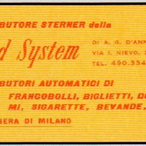 1957 Ufficiali Vend System 10 v da £ 10