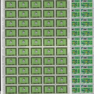 1973 foglio intero calcio Federazione Italiana Gioco Calcio