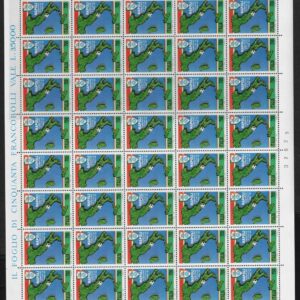 1990 foglio intero calcio Napoli Campione d’Italia Calcio