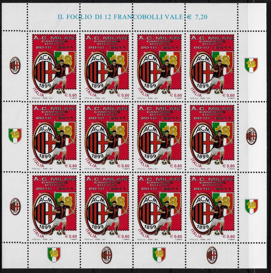 2011 Milan Campione d’Italia Calcio