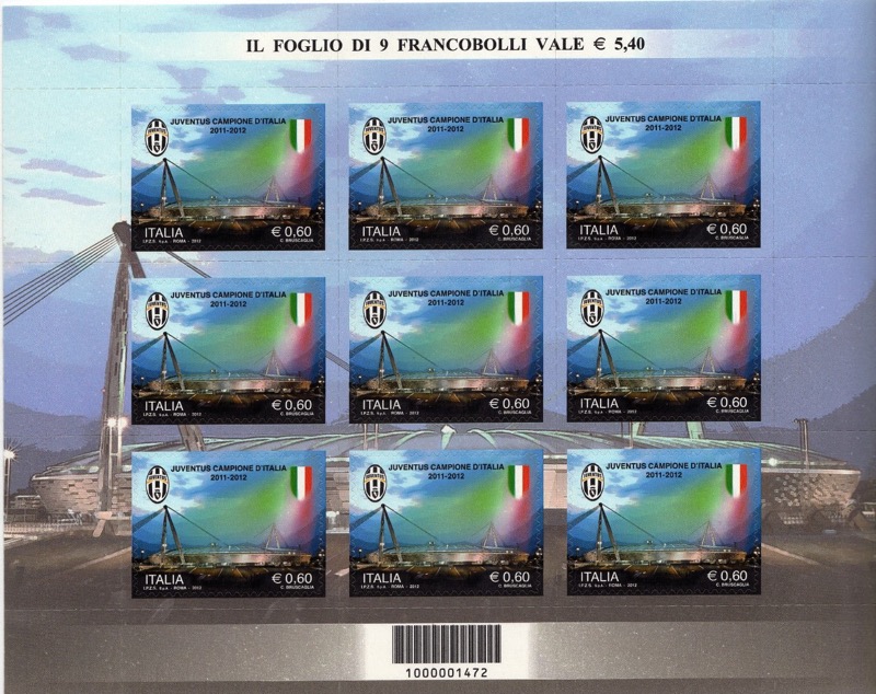 2012 Juventus Campione d’Italia Calcio