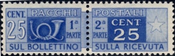 1946 Pacchi postali cent. 25