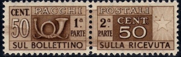 1946 Pacchi postali cent. 50