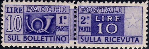 1946 Pacchi postali £. 10