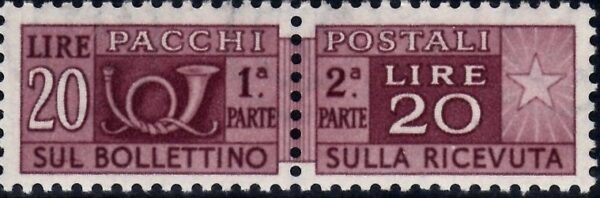 1946 Pacchi postali £. 20