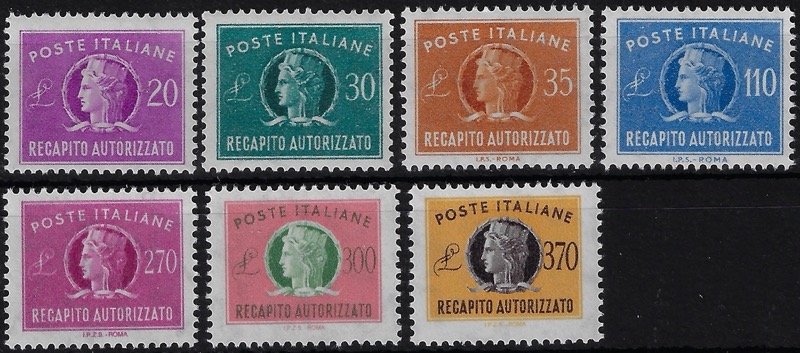1955 Recapito Autorizzato Stelle Turrita 20-370