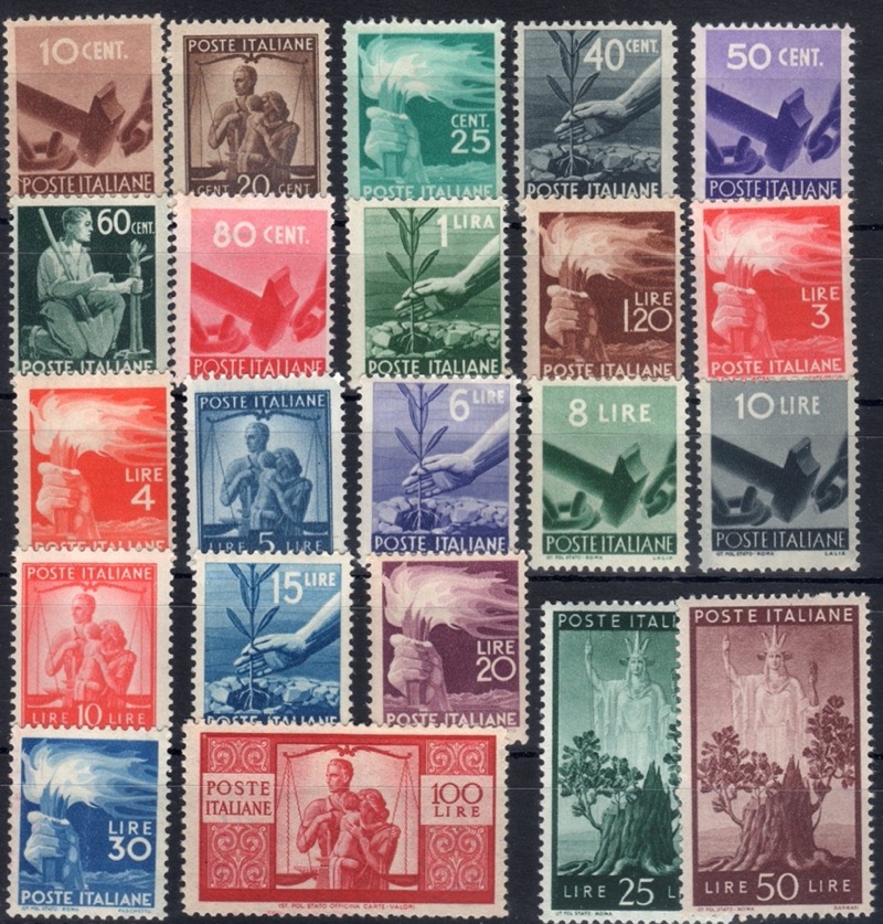 1945 Democratica serie completa