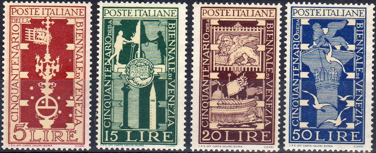 1949 50° Biennale d'Arte di Venezia serie completa