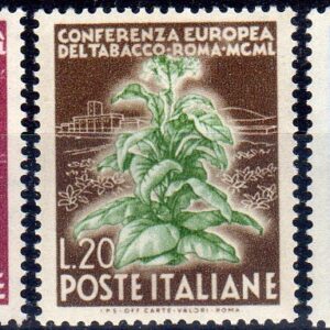 1950 Conferenza Europea del Tabacco serie completa