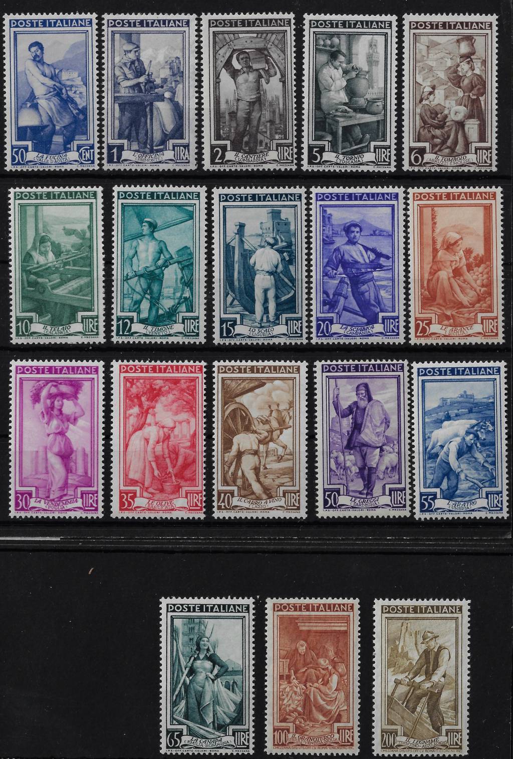 1950 Italia al Lavoro serie completa