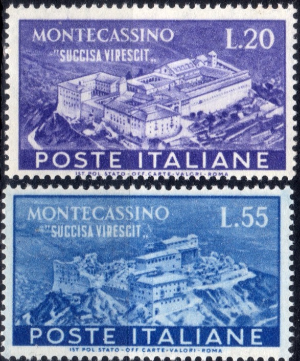 1951 Montecassino serie completa