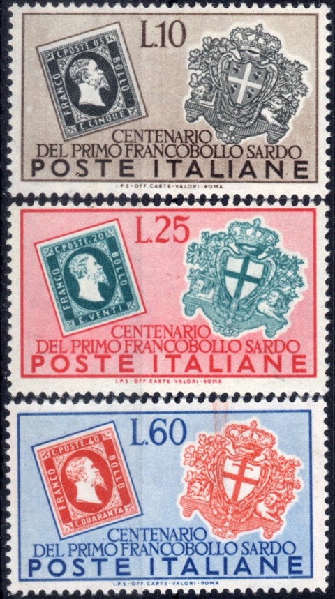 1951 Francobolli di Sardegna serie completa