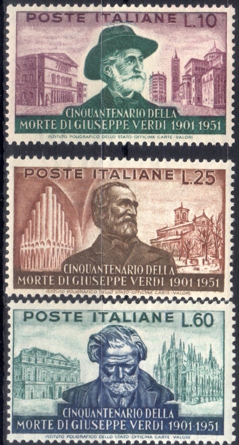 1951 Verdi serie completa