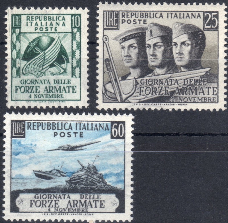 1952 Forze Armate serie completa