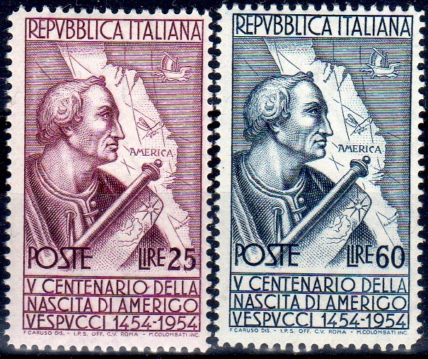 1954 Vespucci serie completa