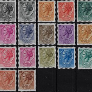 1955 Siracusana serie completa