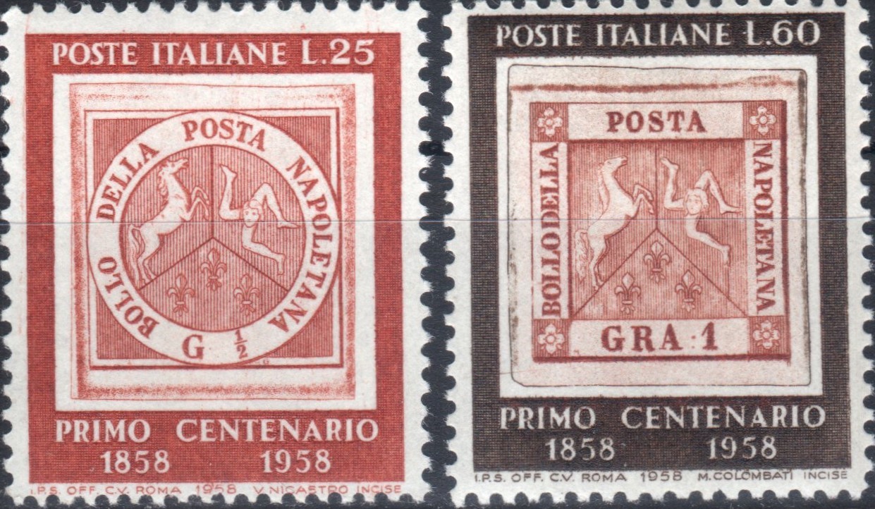 1958 Francobolli Napoli