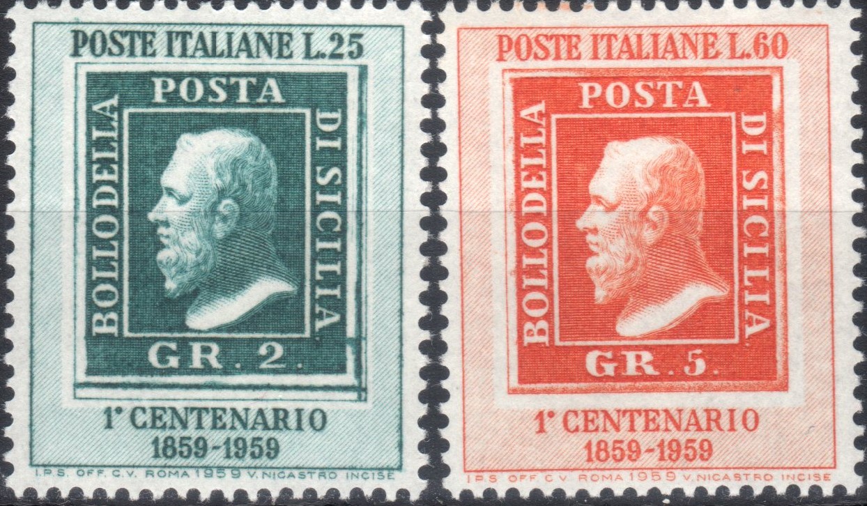 1959 Francobolli Sicilia