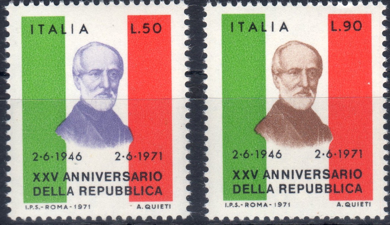 1971 25° anniversario della Repubblica