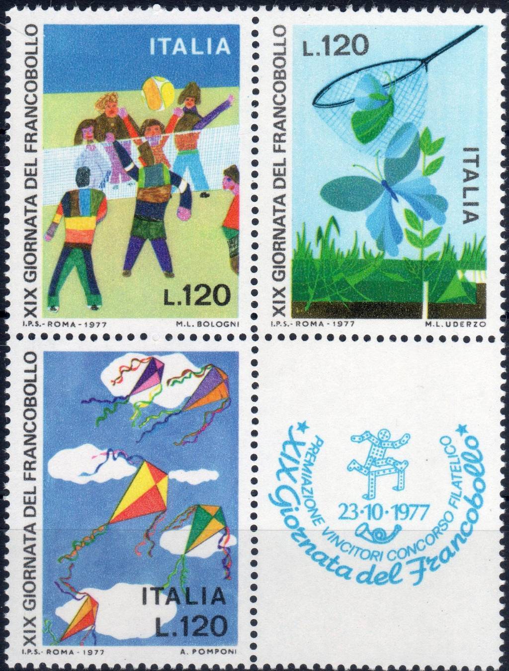 1977 Giornata del Francobollo (Blocco)