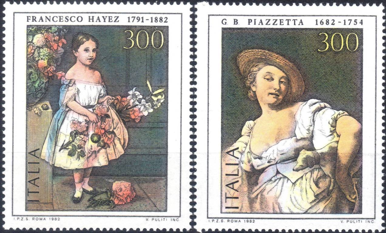 1982 Arte Italiana - Hayez e Piazzetta