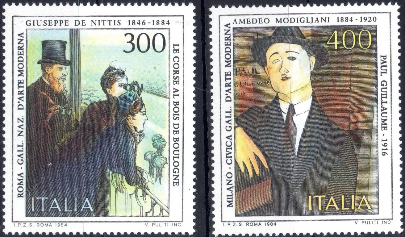 1984 Arte Italiana - De Nittis e Modigliani