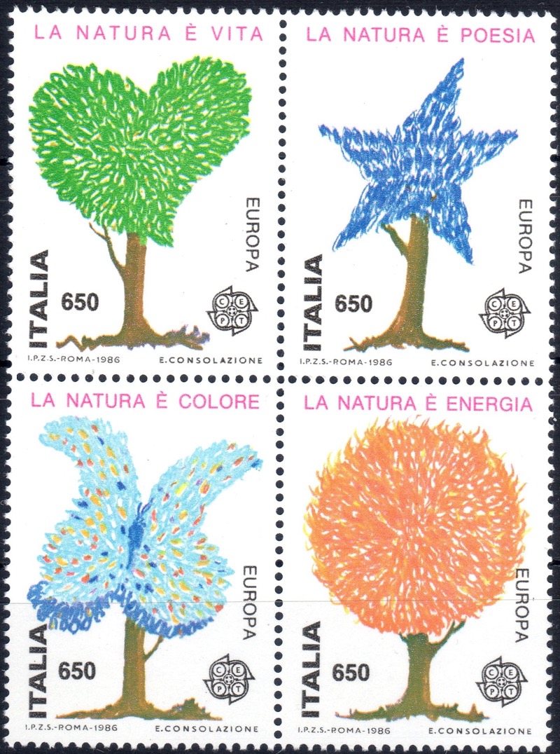 1986 Europa Blocco